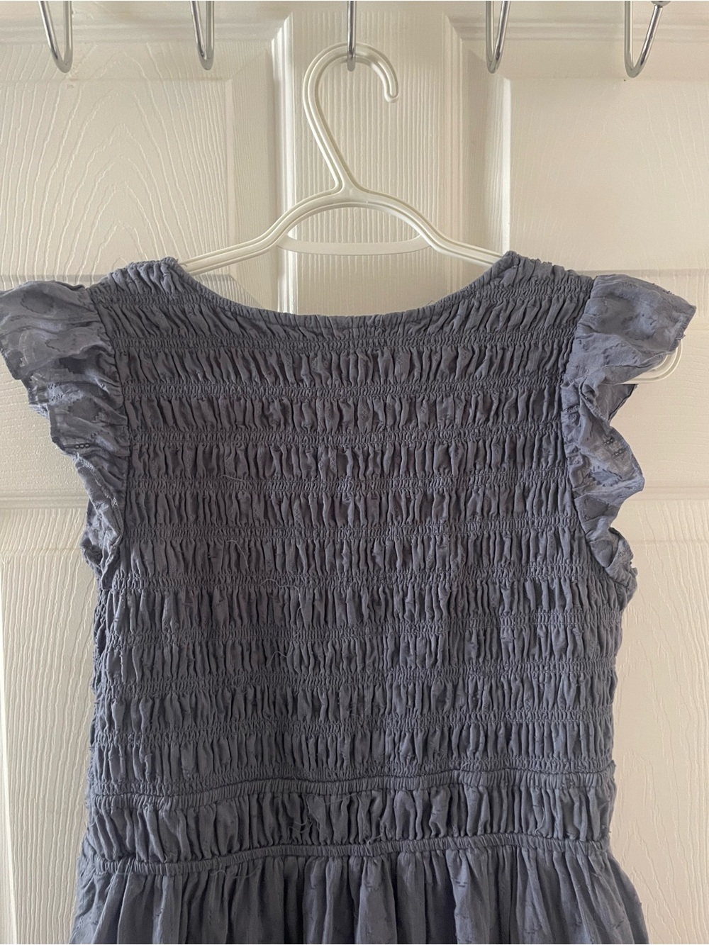 Anthropologie Slate Blue Midi Dress - Picture 8 of 9